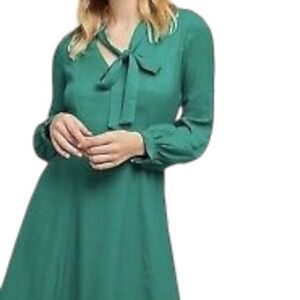 Anthropologie Moulinette Soeurs Green Gina Dress Size 8